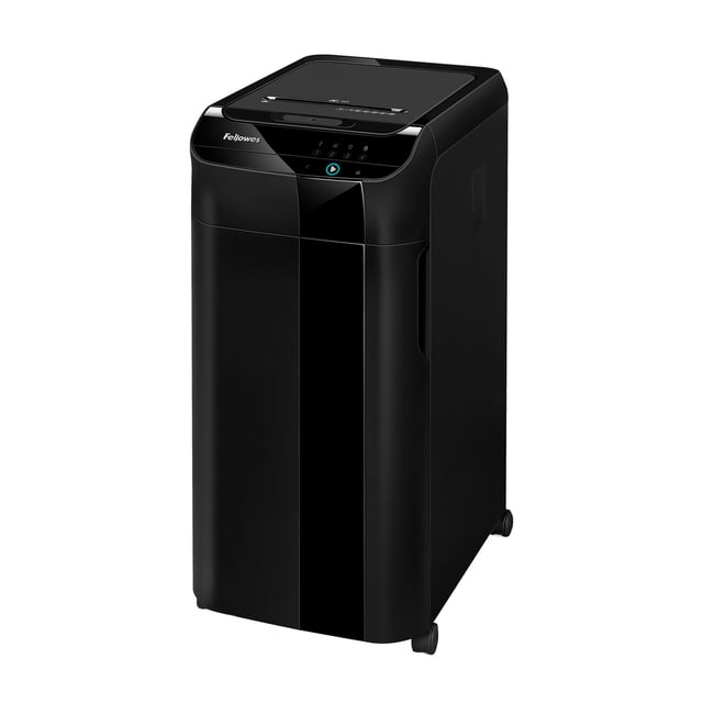 Papiervernietiger Fellowes Automax 450C snippers 4x38mm zwart afbeelding