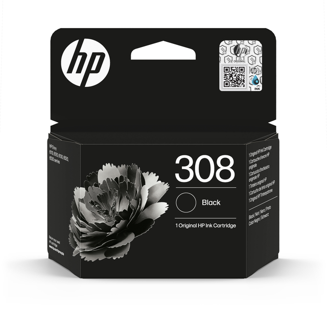 Inktcartridge HP 7FP21UE 308 zwart afbeelding