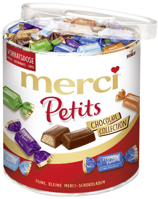 Chocolade Merci Petits pot 1 kilogram afbeelding