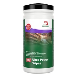 Reinigingsdoek Dreumex Ultra Power Wipes bus 90 stuks wit