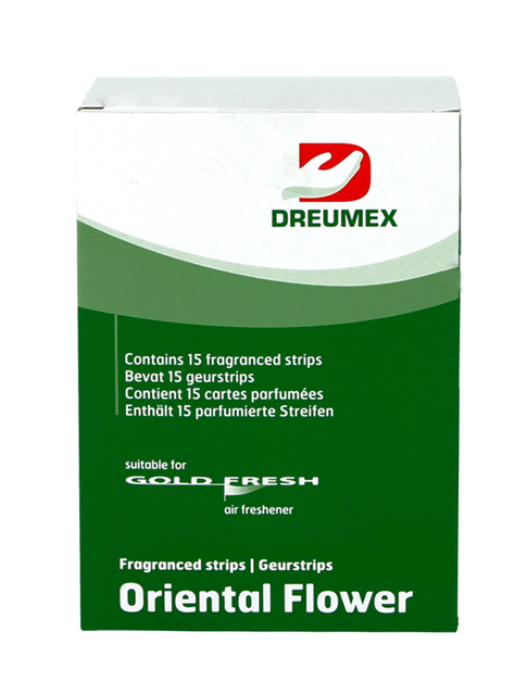 Dreumex Luchtverfrisser Gold Fresh Oriental Flower 15 strips