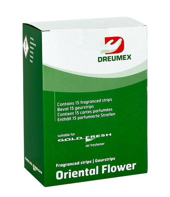 Luchtverfrisser Dreumex Gold Fresh Oriental Flower 15 strips — Foto 2 van 2