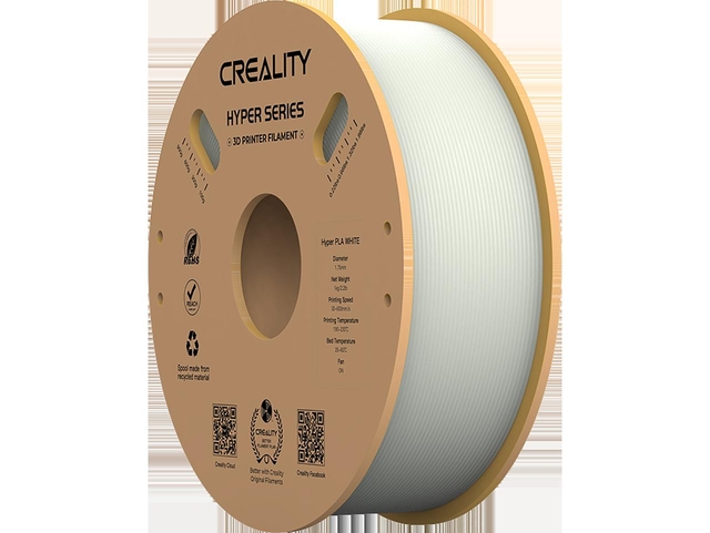 3D Filament Creality Hyper PLA 1.75mm Wit 1kg afbeelding