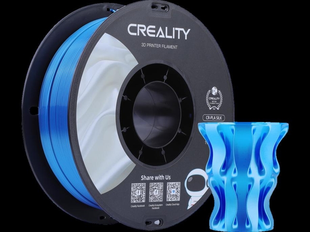 3D Filament Creality PLA 1.75mm Silk Blauw 1kg afbeelding