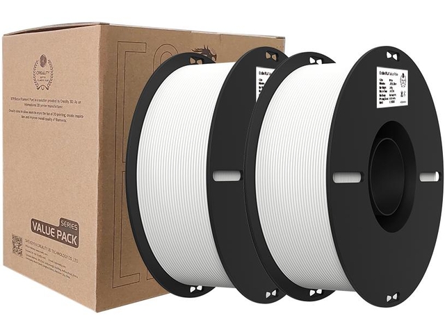 3D Filament Creality PLA+ 1.75mm wit 2x 1 kg afbeelding