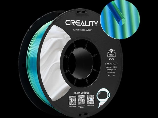 3D Filament Creality PLA 1.75mm Blauw Groen 1kg afbeelding
