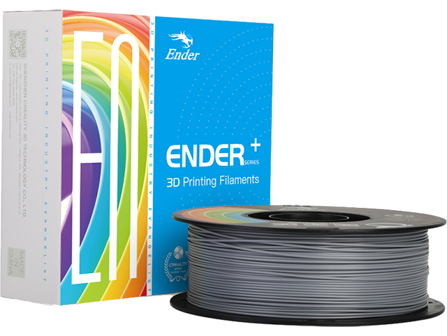 3D Filament Creality PLA+ 1.75mm Grijs 1kg afbeelding