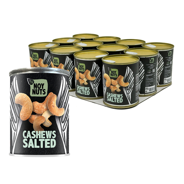 Cashewnoten NoyNuts gezouten blik 40 gram afbeelding