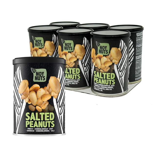 Pinda&apos;s NoyNuts gezouten blik 150 gram afbeelding
