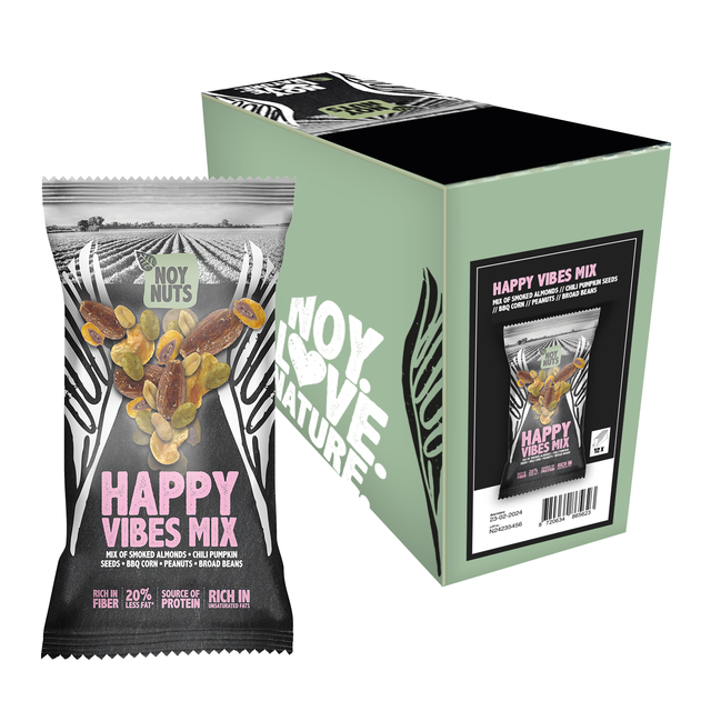 Noten NoyNuts happy vibes mix zak 45 gram afbeelding