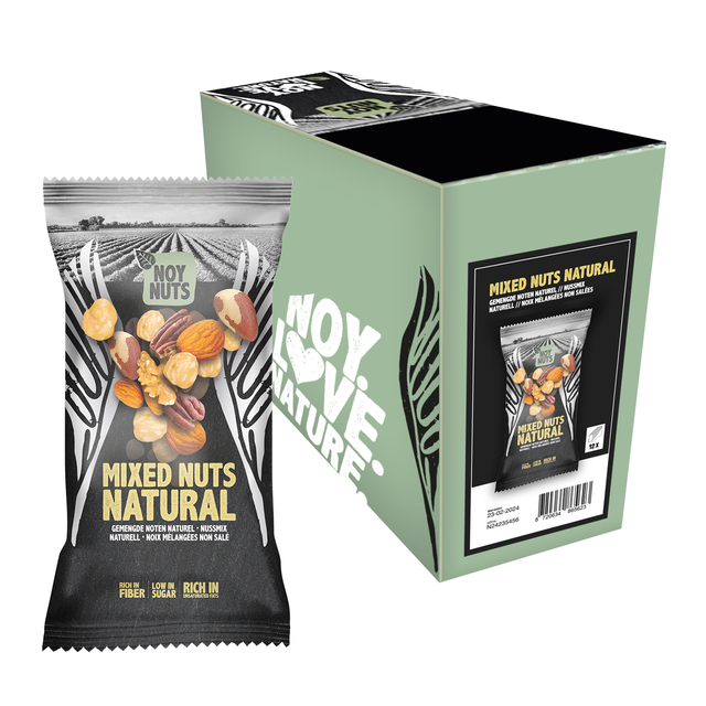 Noten NoyNuts naturel mix zak 45 gram afbeelding