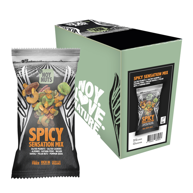 Noten NoyNuts spicy sensation mix zak 45 gram afbeelding