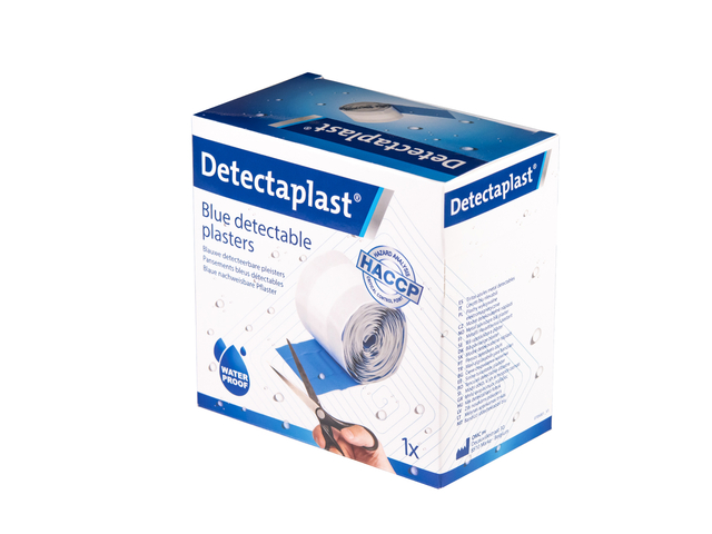 Waterafstotende blauwe pleister Detectaplast 6cmx5m afbeelding