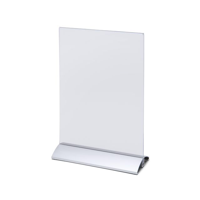 Menukaarthouder IEZZY staand A4 aluminium voet afbeelding