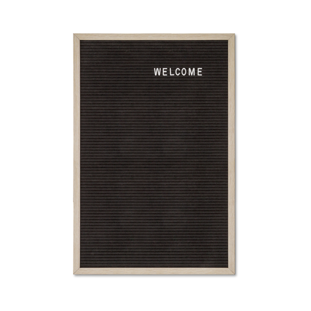 Letterbord IEZZY 40x60cm naturel hout afbeelding