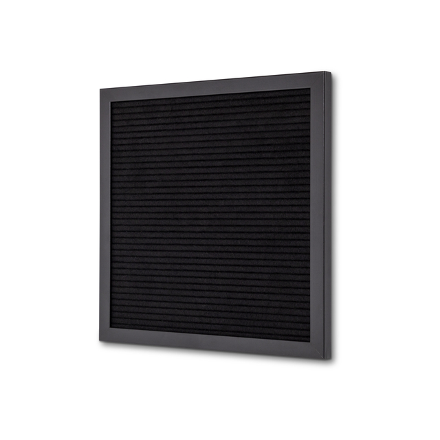 Letterbord IEZZY 30x30cm zwart hout afbeelding