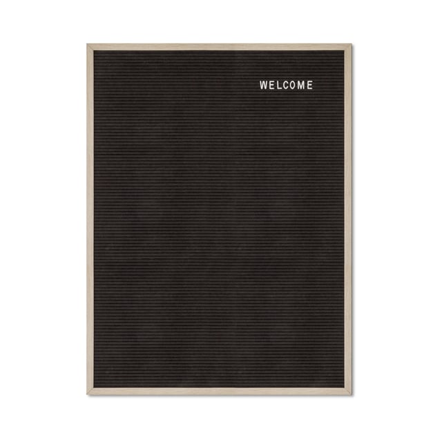 Letterbord IEZZY 60x80cm naturel hout afbeelding