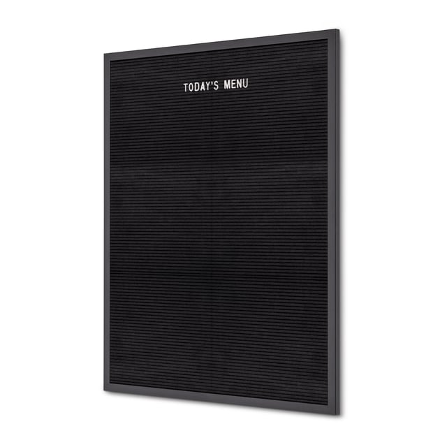 Letterbord IEZZY 60x80cm zwart hout afbeelding