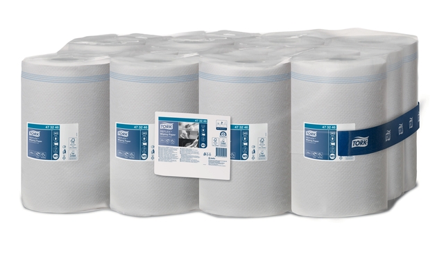 Poetspapier Tork M3 Reflex Advanced 1-laags 343 vel wit 473246 afbeelding