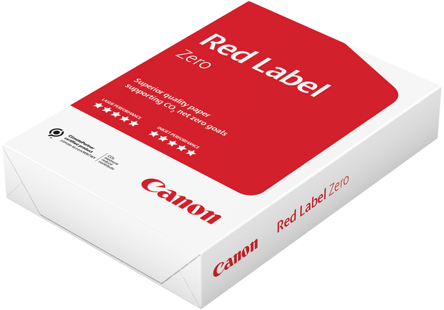 Kopieerpapier Canon Red Label Zero A3 80gr wit 500 vel afbeelding