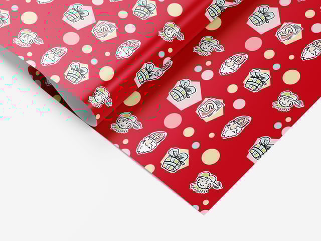 Apparaatrol Haza Sint en Piet 125mx30cm afbeelding