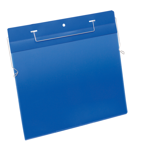 Documenthoes Durable A4 met ophangbeugel liggend blauw 50 stuks afbeelding