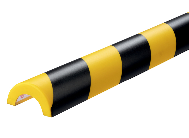 Beschermingsprofiel Durable P30 buis 1m geel zwart afbeelding