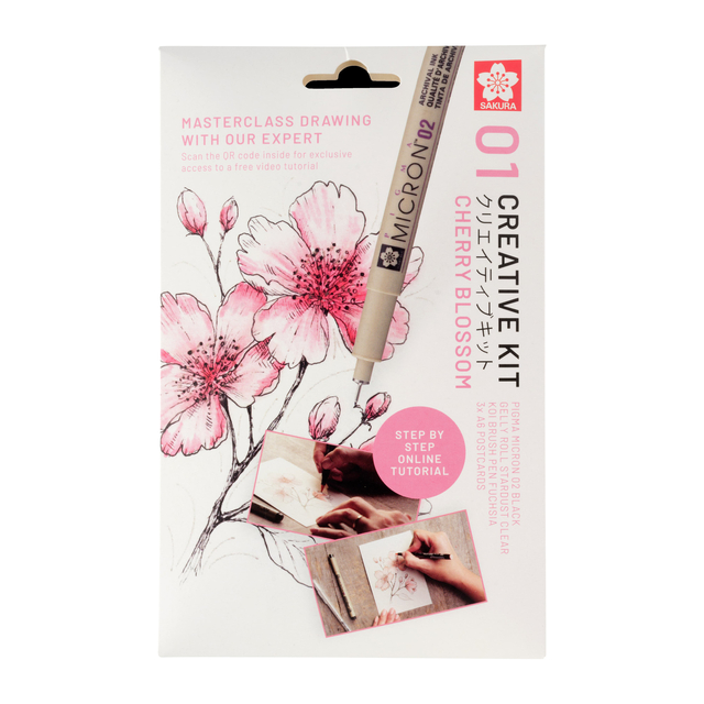 Tekenset Sakura Creative Kit Cherry Blossom 6 stuks afbeelding