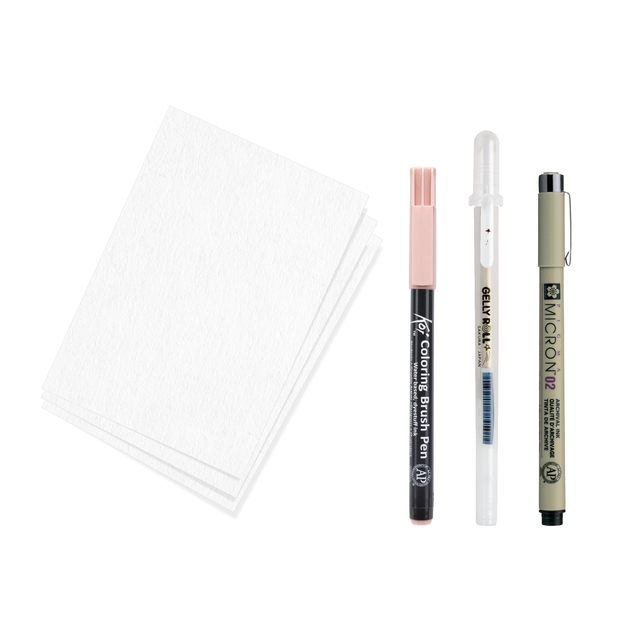 Tekenset Sakura Creative Kit Cherry Blossom 6 stuks — Foto 2 van 2