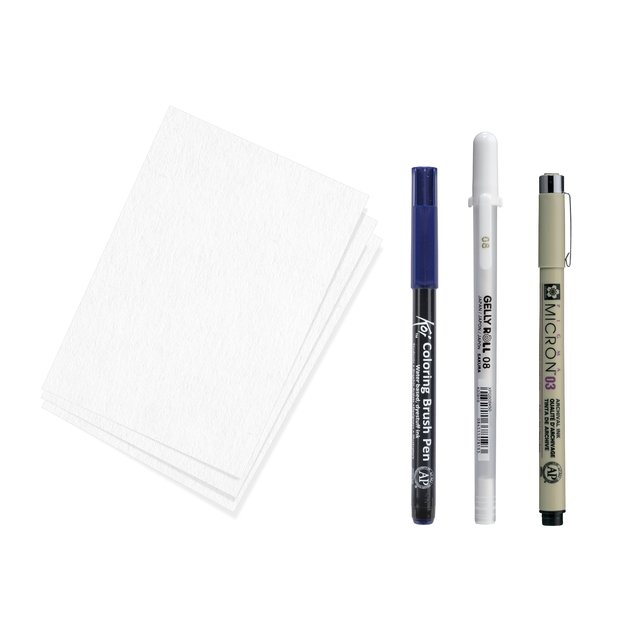 Tekenset Sakura Creative Kit Kanagawa 6 stuks — Foto 2 van 2