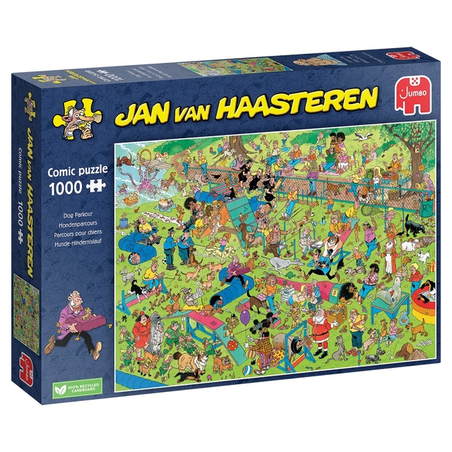 Puzzel Jan van Haasteren Hondenparcours 1000st afbeelding