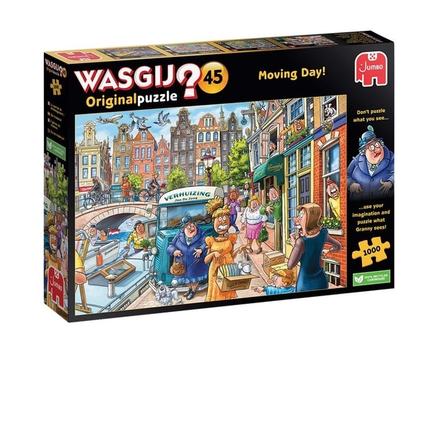 Puzzel Wasgij Original 45 Verhuisdag! 1000st afbeelding