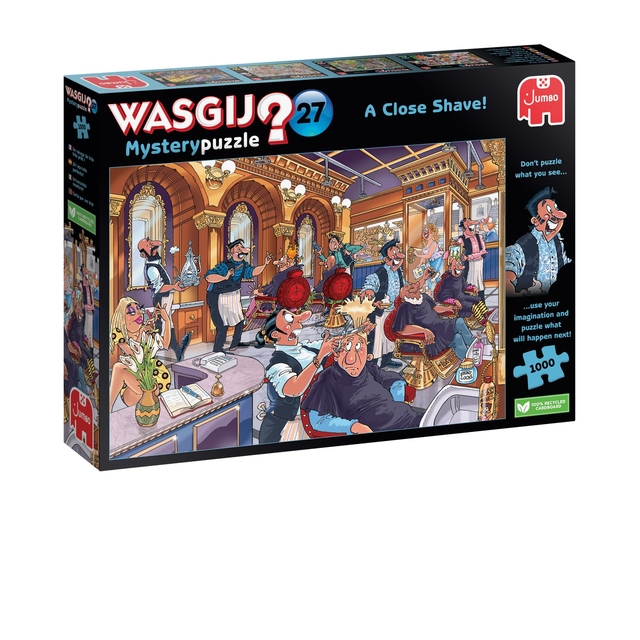 Puzzel Wasgij Mystery 27 Vlam In De Pan! 1000st afbeelding