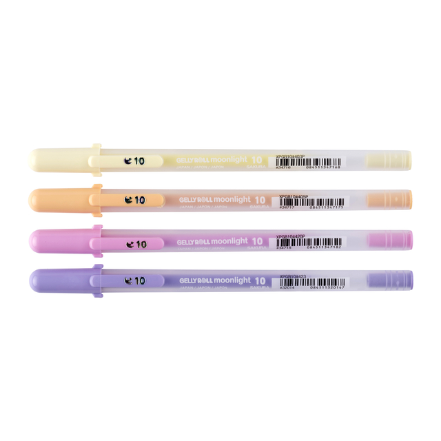 Gelschrijver Sakura Gelly Roll Moonlight 10 sunrise set à 4 kleuren afbeelding