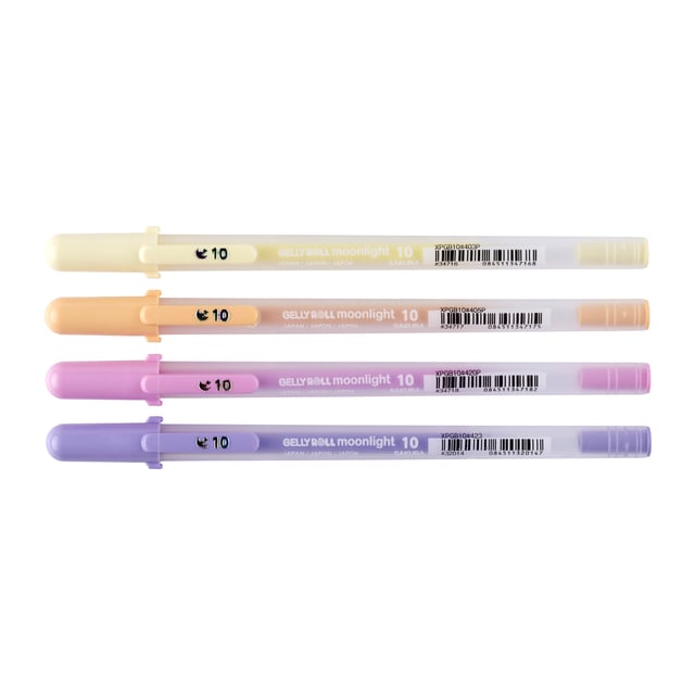 Gelschrijver Sakura Gelly Roll Moonlight 10 sunrise set à 4 kleuren afbeelding