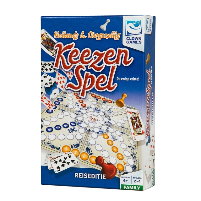 Spel Keezen Clown reiseditie afbeelding
