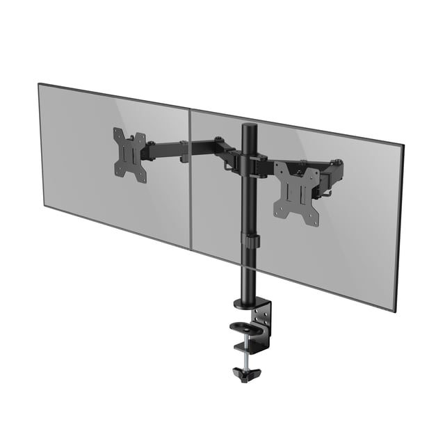 Monitorarm Quantore 2 schermen 17-27 inch zwart afbeelding