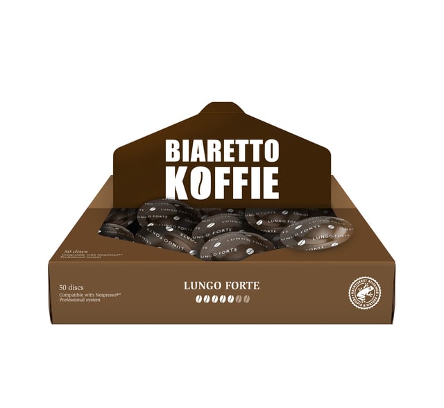 Koffie Biaretto Lungo Forte discs afbeelding