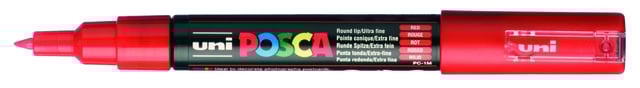 Paintmarker Uni POSCA PC1MC extra fijn rood afbeelding