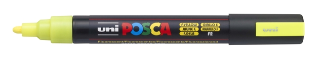 Verfstift Posca PC5M medium fluor geel afbeelding