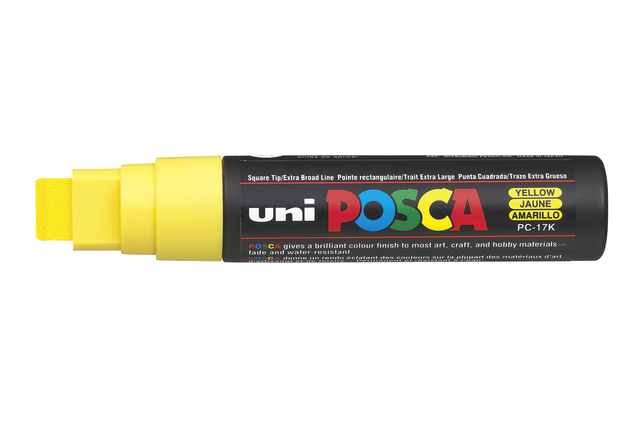 Paintmarker Uni POSCA PC17K extra breed rechthoek gl afbeelding
