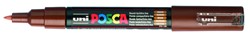 Paintmarker Uni POSCA PC1MC extra fijn bruin