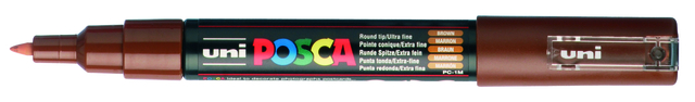 Verfstift Posca PC1MC extra fijn bruin afbeelding