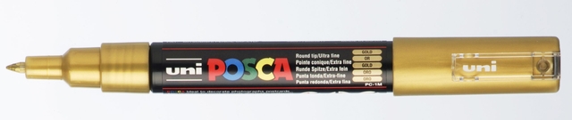Verfstift Posca PC1MC extra fijn goud afbeelding