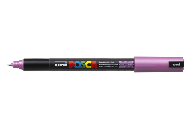 Verfstift Posca PC1MR extra fijn metallic roze afbeelding