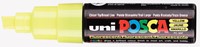 Paintmarker Uni POSCA PC8K breed schuin gl