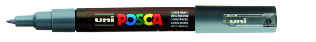 Verfstift Posca PC1MC extra fijn leisteengrijs afbeelding