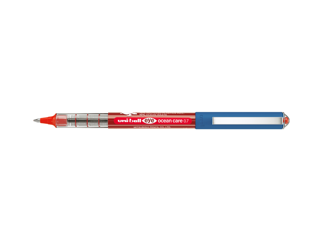 Rollerpen Uni-ball Eye Ocean Care medium rood afbeelding