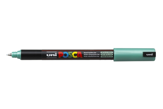 Verfstift Posca PC1MR extra fijn metallic groen afbeelding