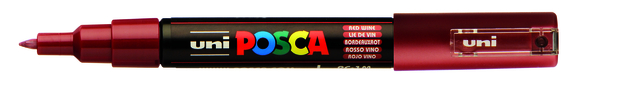 Verfstift Posca PC1MC extra fijn wijnrood afbeelding